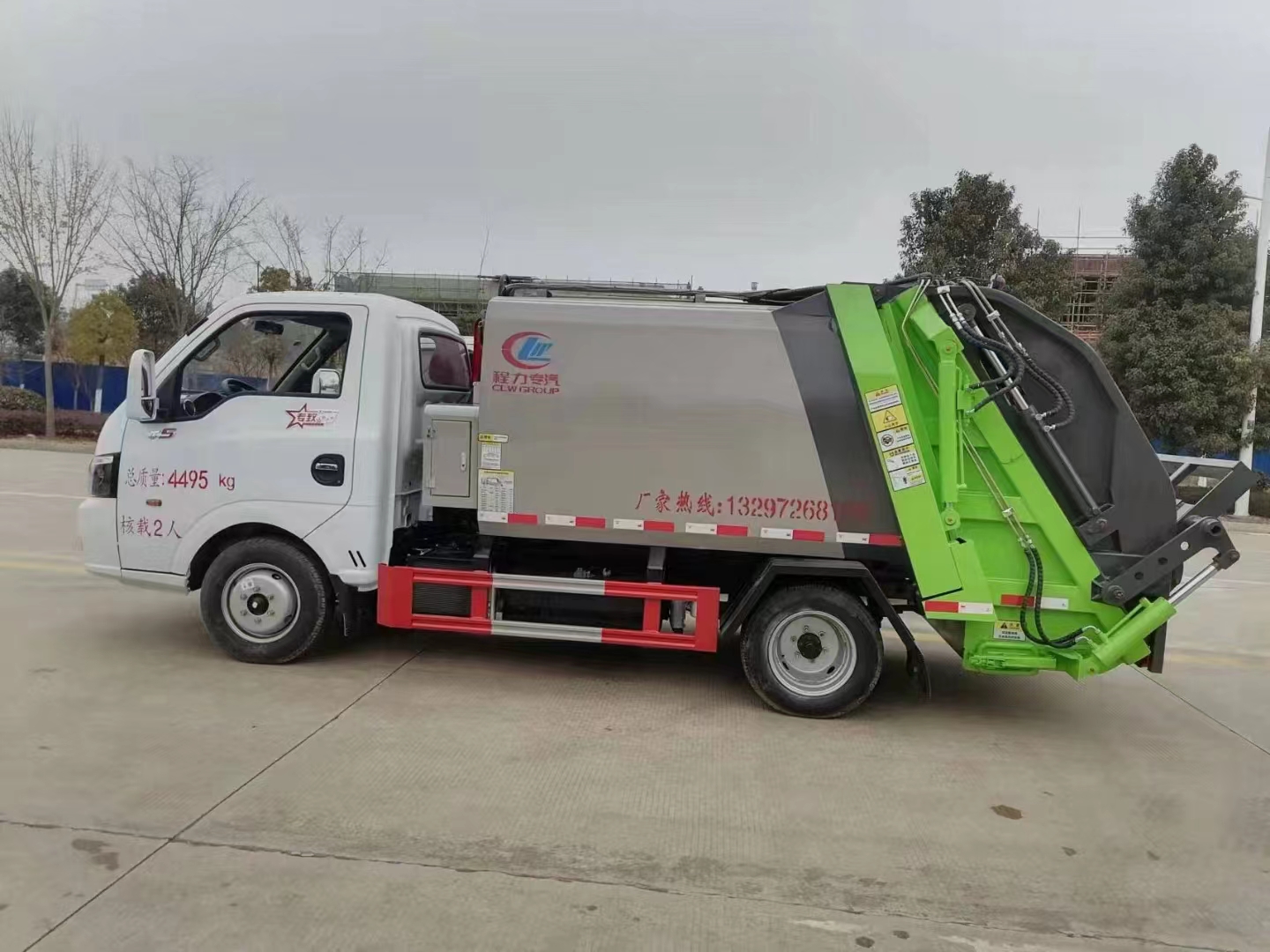 東風(fēng)途逸3.5方藍牌壓縮垃圾車 可下地下室